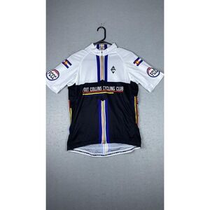 Fort Collins Cycling Club Shirt Mens‎ Large Cycling Jersey Colorado Flag Panache